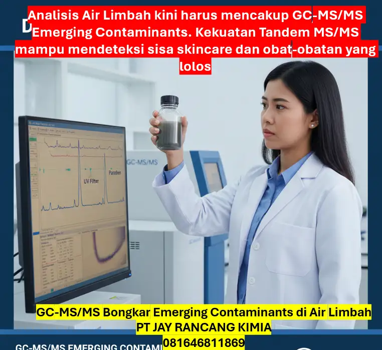 GC-MS/MS Bongkar Emerging Contaminants di Air Limbah