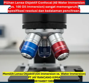 Memilih Lensa Objektif (Oil Immersion vs. Water Immersion) Memilih Lensa Objektif (Oil Immersion vs. Water Immersion)