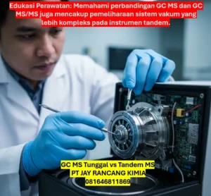 GC MS Tunggal vs Tandem MS
