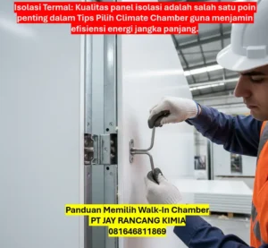 Panduan Memilih Walk-In Chamber