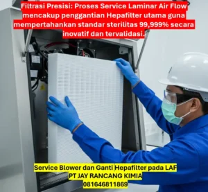 Service Blower dan Ganti Hepafilter pada LAF Service Blower dan Ganti Hepafilter pada LAF