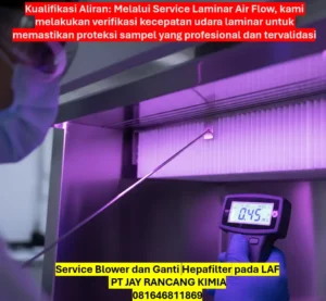 Service Blower dan Ganti Hepafilter pada LAF Service Blower dan Ganti Hepafilter pada LAF
