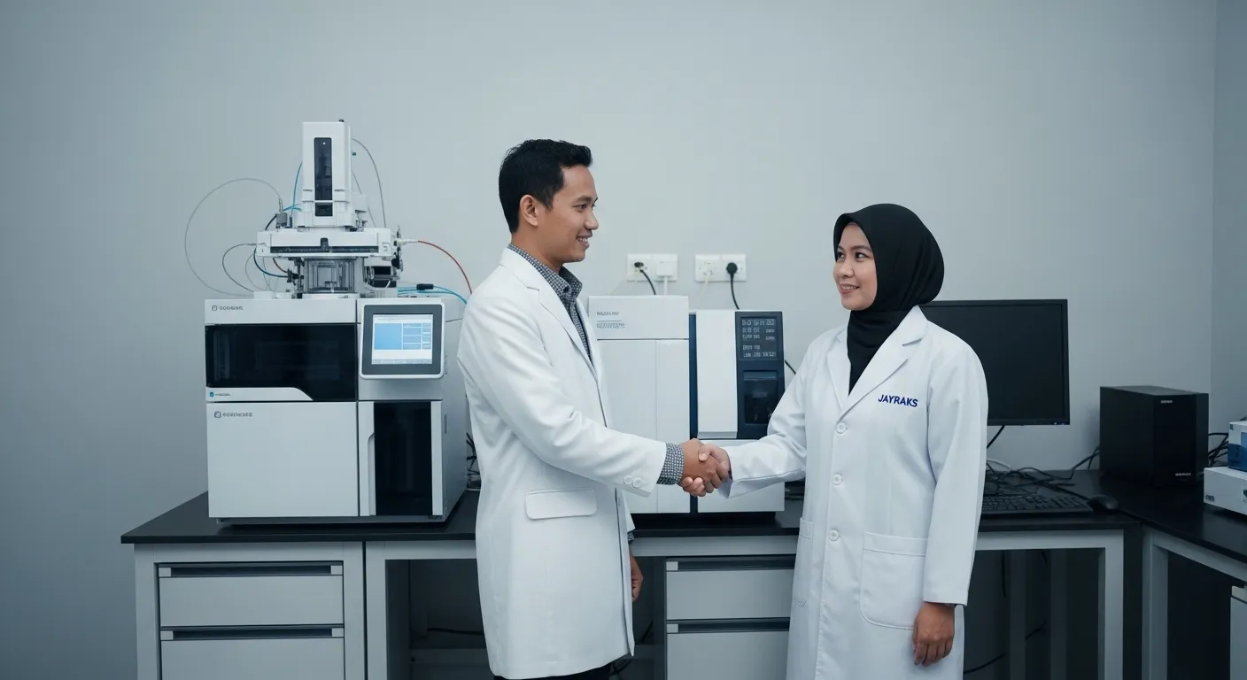 Instalasi Mesin HPLC-MS/MS Kelas Atas