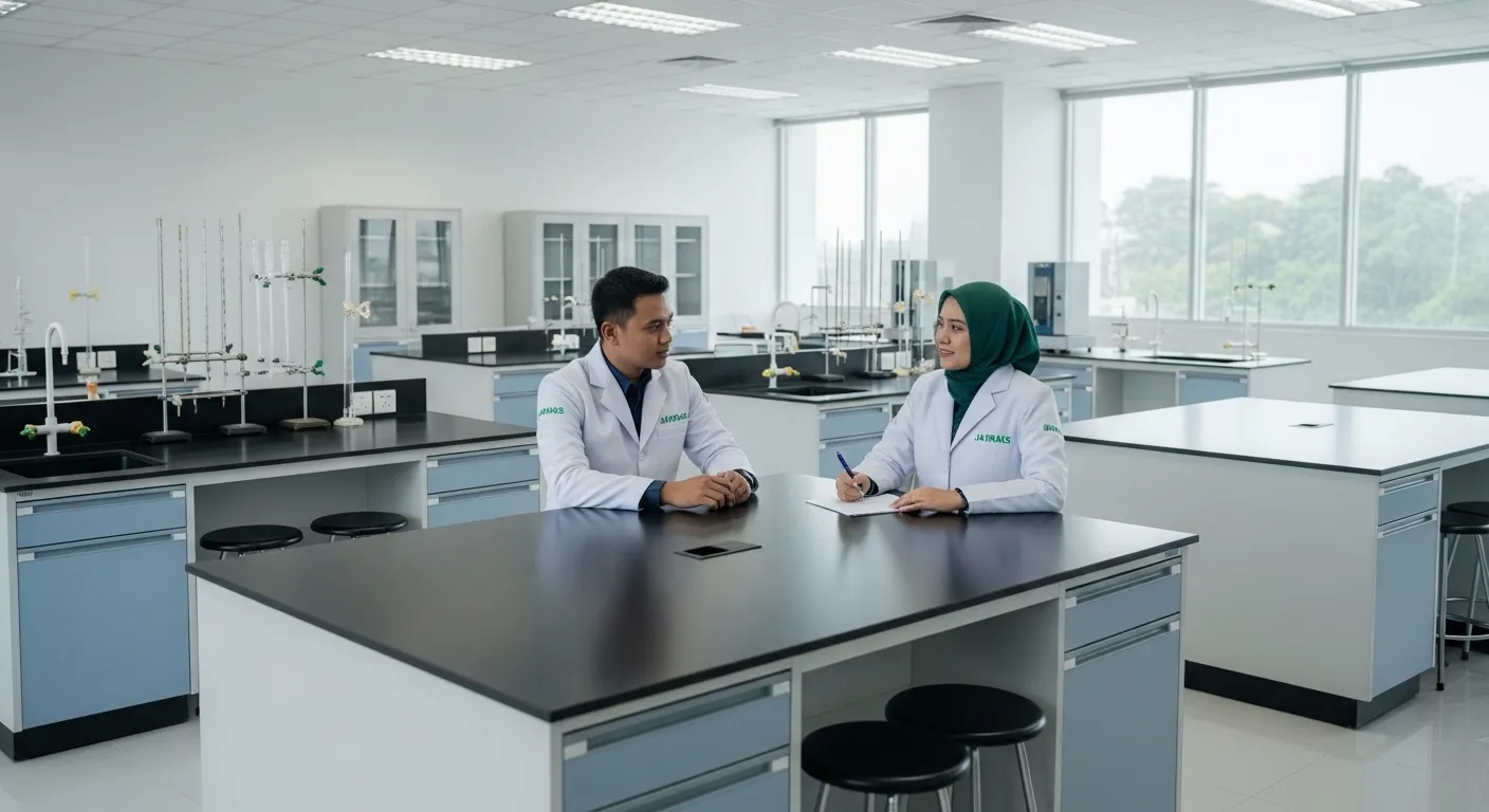 Set Laboratorium Modern Islandbench PT JAYRAKS