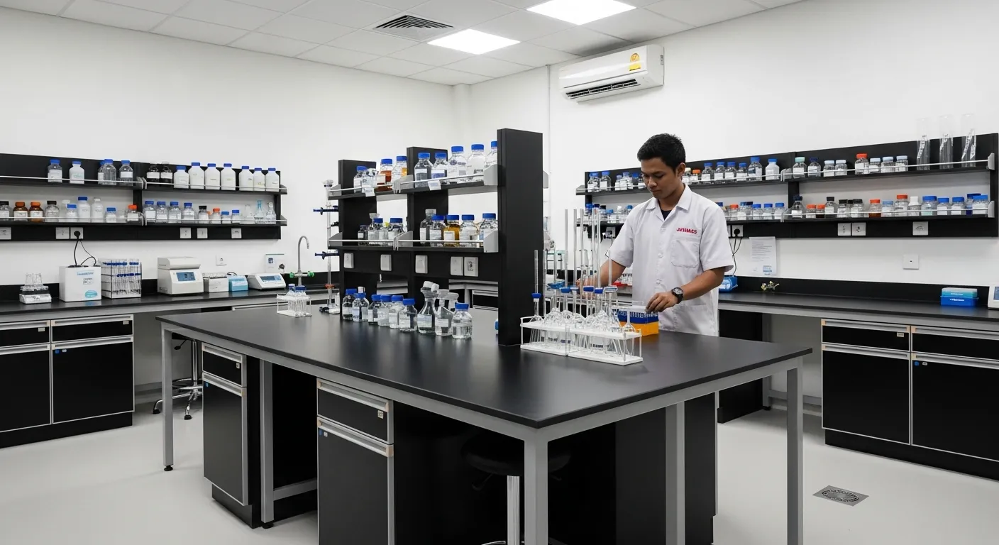 Material Phenolic Resin Meja Laboratorium PT JAYRAKS