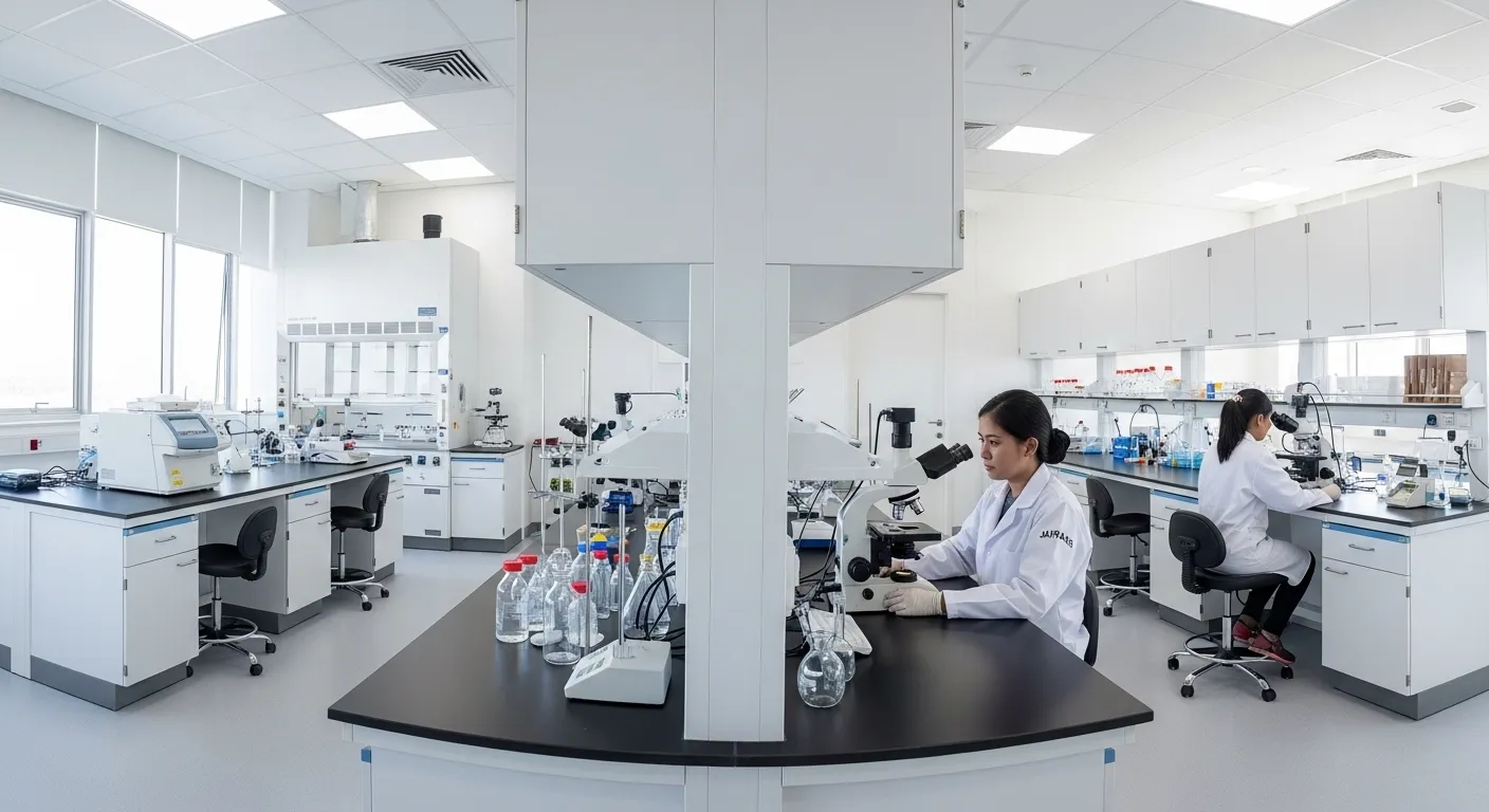 Perencanaan Desain Interior Laboratorium PT JAYRAKS