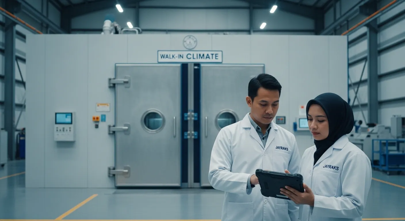 Validasi Kualifikasi IQ OQ PQ Walk-In Chamber PT JAYRAKS