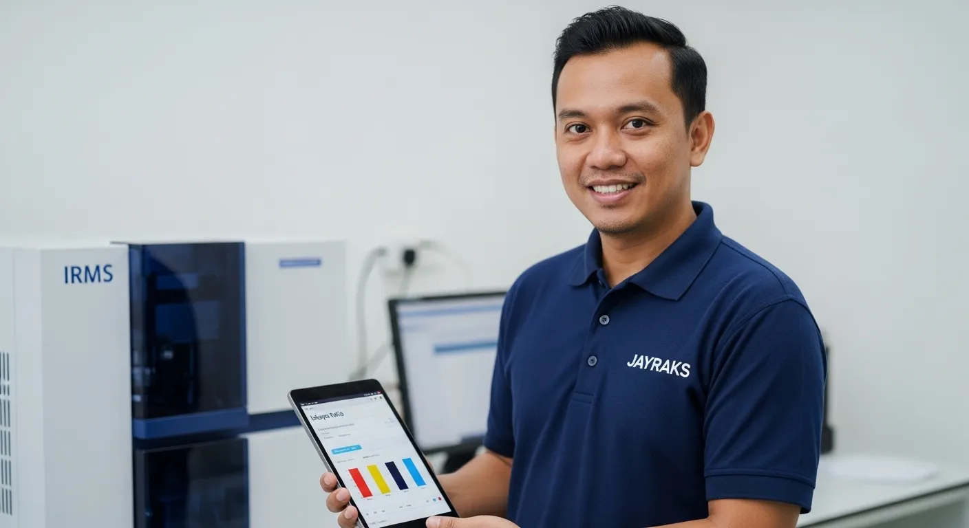 Software Analisis Rasio Isotop Cerdas