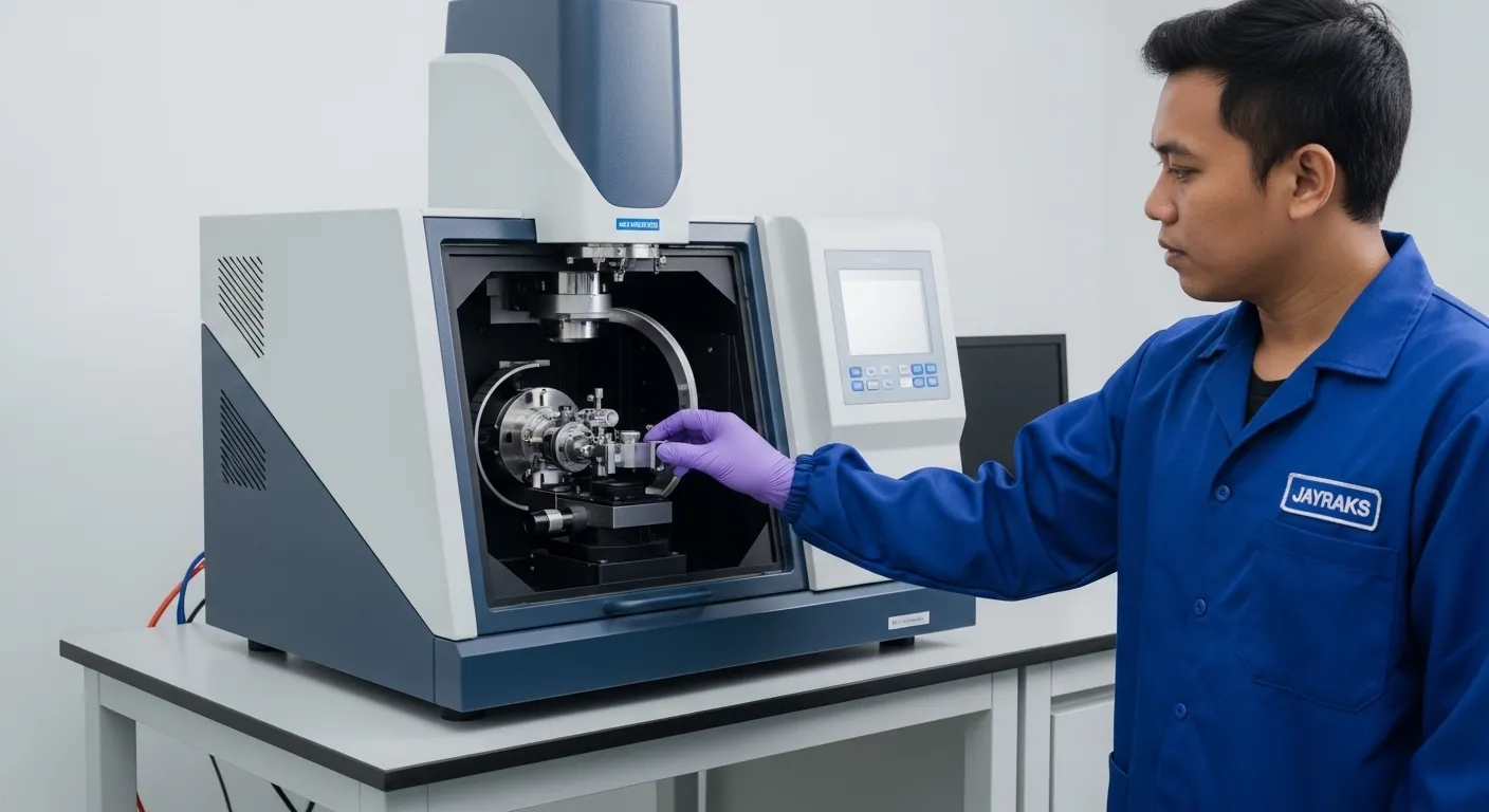Stabilitas Goniometer Tingkat Tinggi SC-XRD