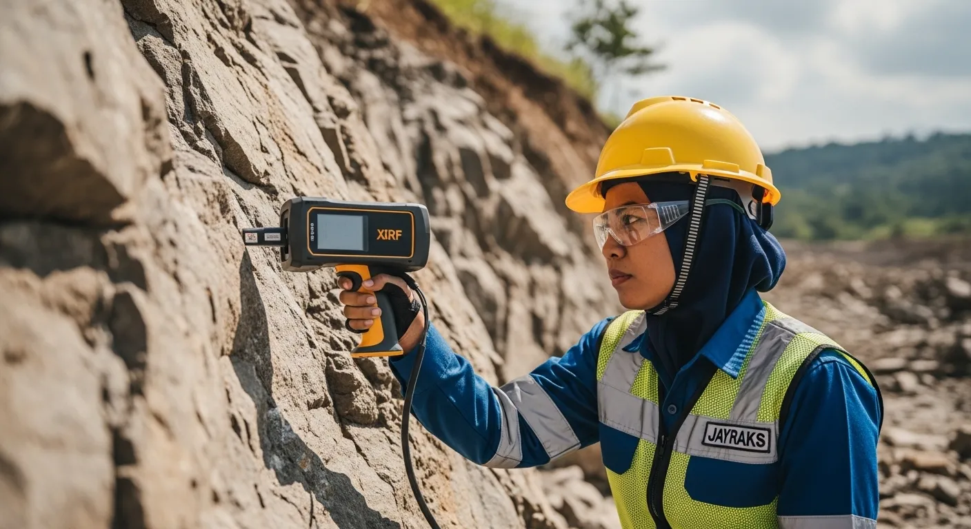 Aplikasi Penggunaan XRF Handheld Portable di Lapangan Tambang