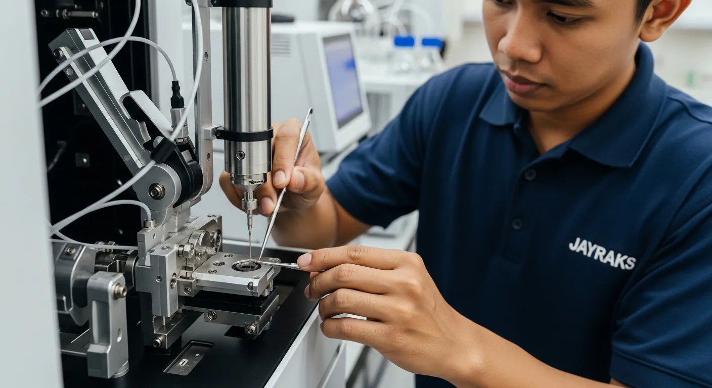 Perbaikan Modul Pompa dan Sistem Fluida HPLC
