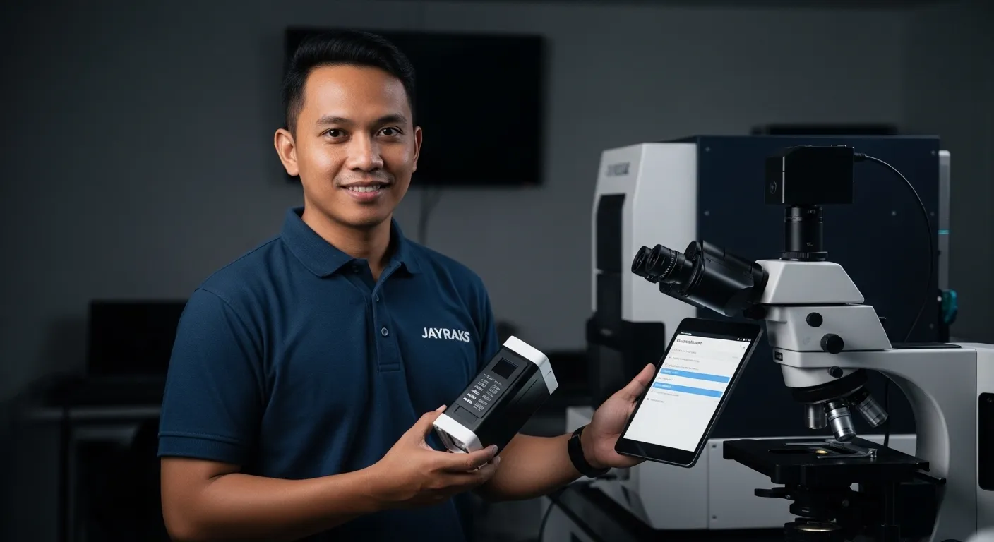 Infografis teknis Sistem Environmental Chamber Presisi
