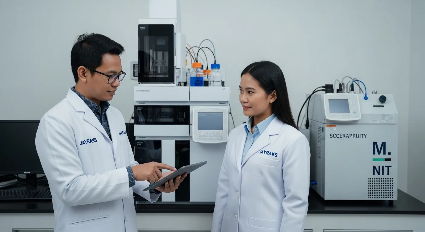 Kemitraan strategis antara pengelola laboratorium dan distributor suplai alat PT JAYRAKS