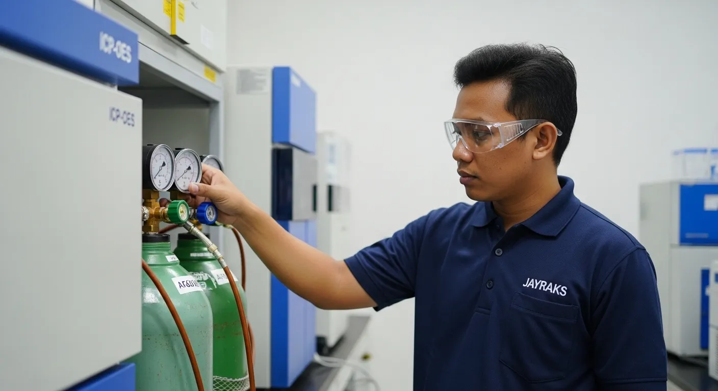 Manajemen Gas Argon Murni Laboratorium