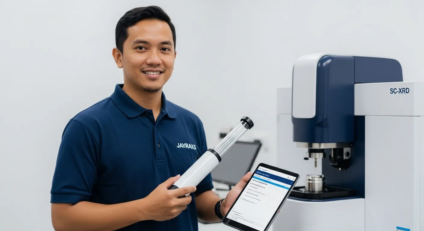 Kalibrasi dan Upgrade Detektor SC-XRD