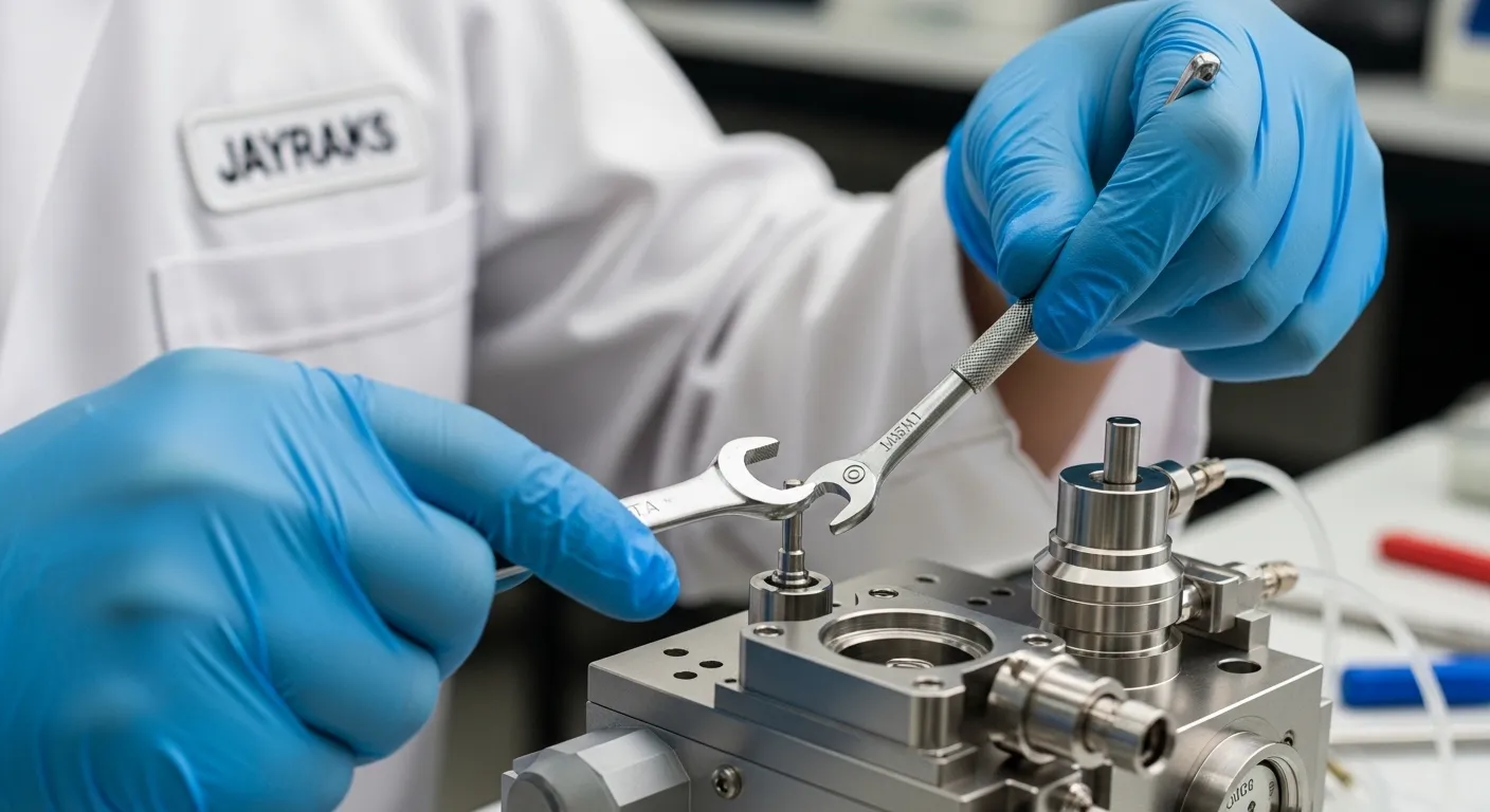 Perbaikan Modul Pompa dan Sistem Fluida HPLC