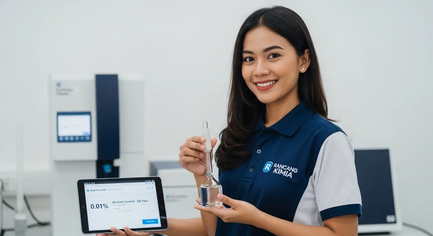 Proses Titrasi Volumetri Coulometri Karl Fischer