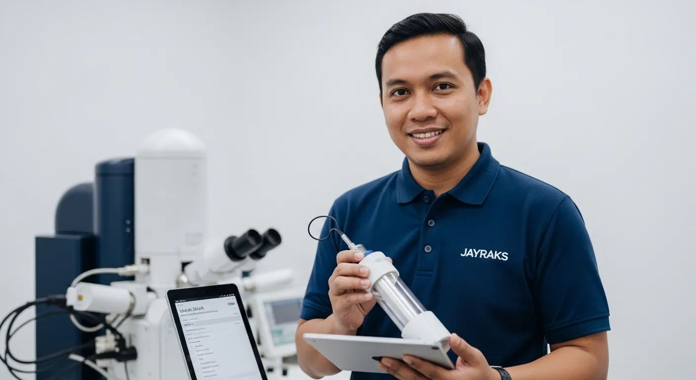 Infografis ilustrasi perbandingan Kerugian Downtime finansial versus Solusi Kontrak Servis