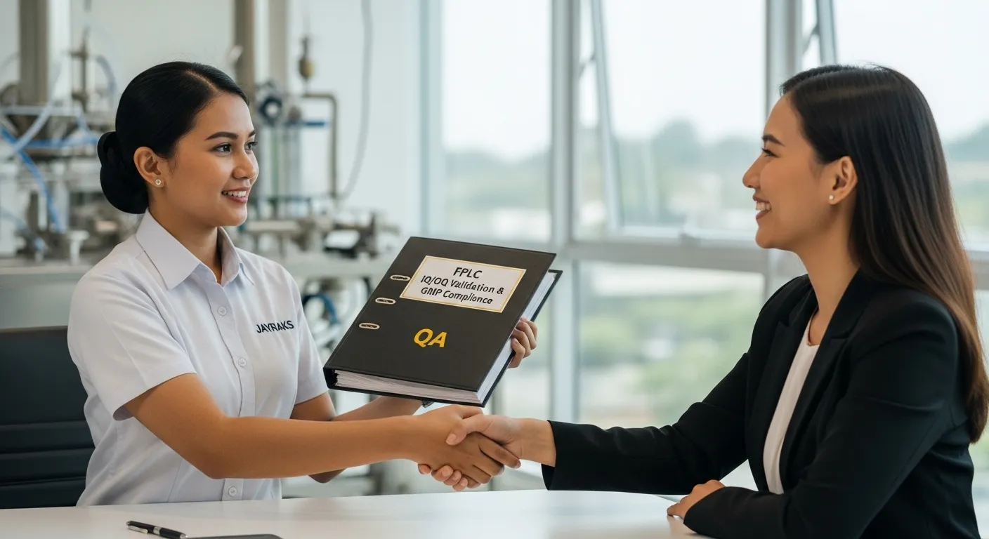 Pelatihan Metode Purifikasi FPLC Bersama Ahli Aplikasi