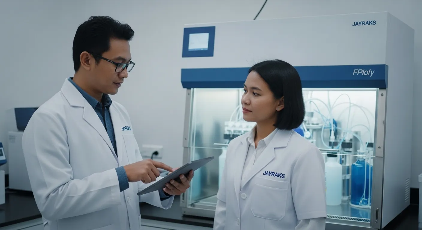 Operasional Sistem FPLC Resolusi Tinggi PT JAYRAKS